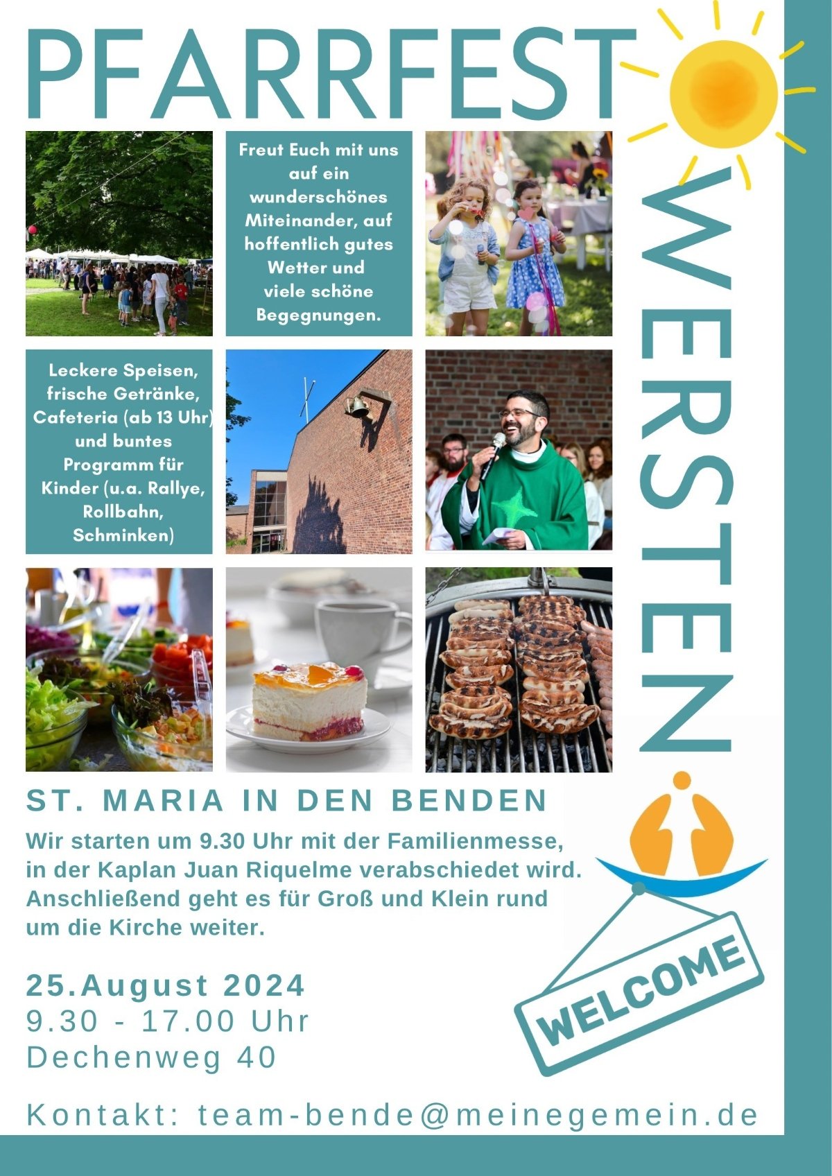 Plakat Pfarrfest Wersten 2024