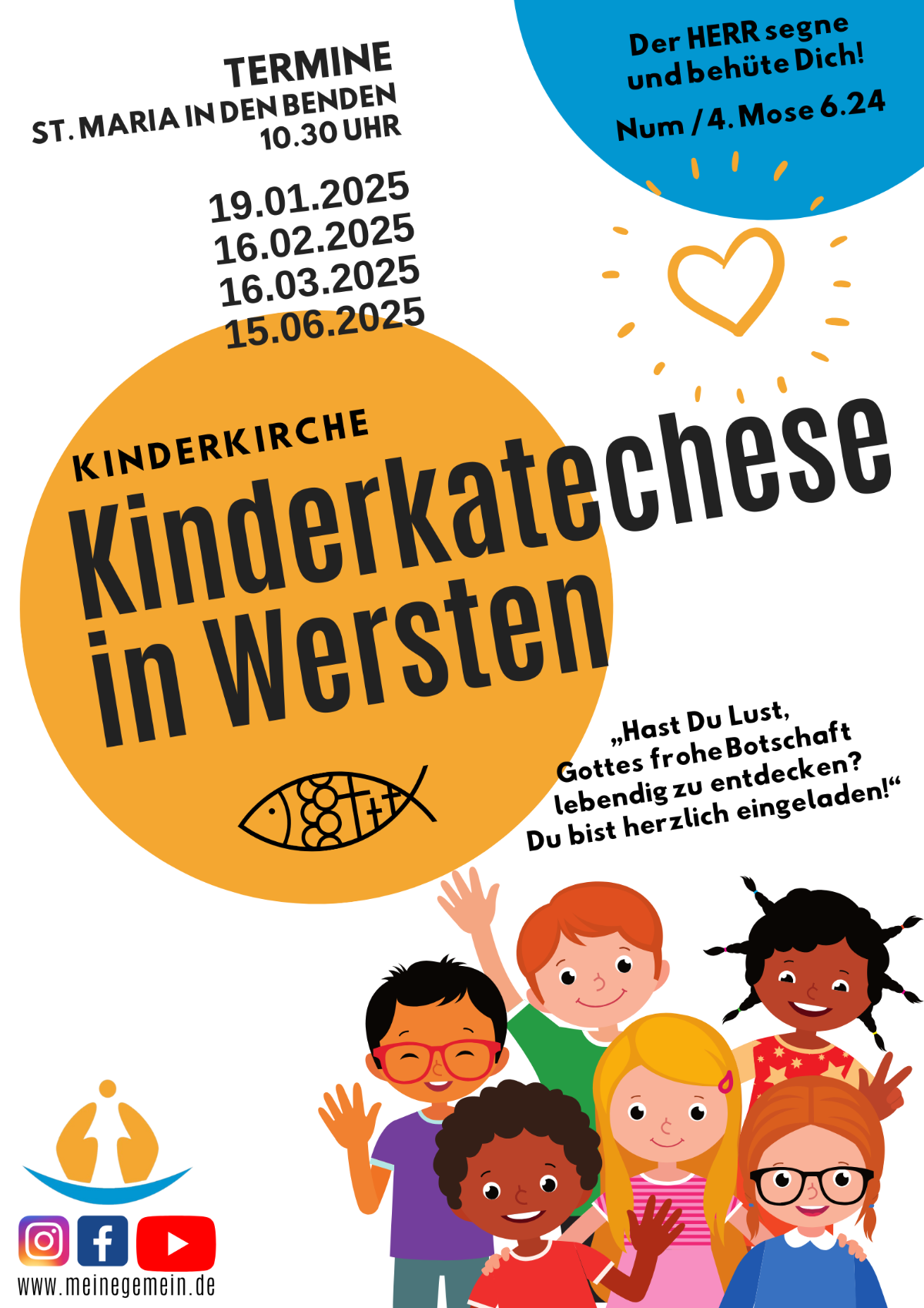 Plakat Kinderkatechese 1. HJ 2025